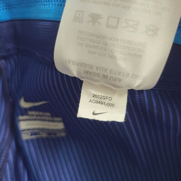 NEW Nike Pro Elite Made In USA Running Tights AO8491-000 Size XL-Tall Blue - Picture 4 of 4